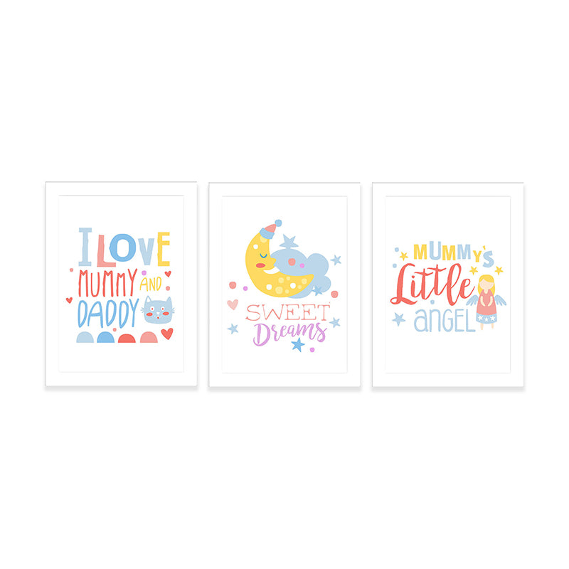 Buy Little Angel Wall Art - Set Of Three Wall Art & Paintings from Vaaree