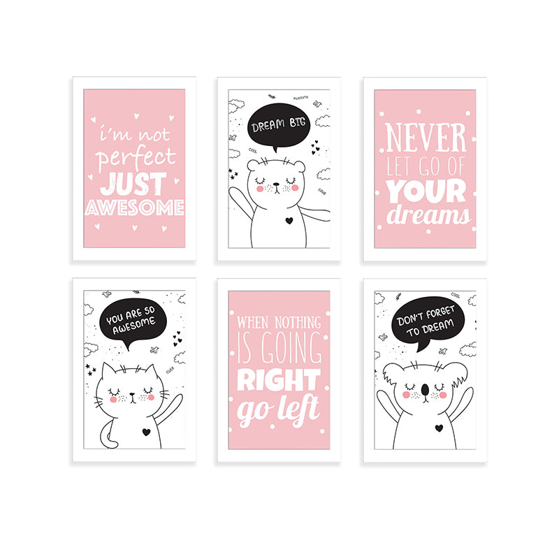 Wall Art & Paintings - Whisker Lessons Wall Art - Set Of Six