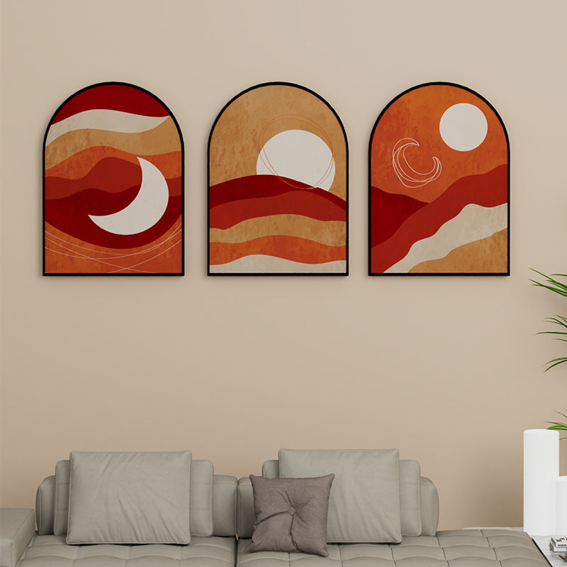 Wall Art & Paintings - Journey Of The Stars Wall Painting - Set Of Three