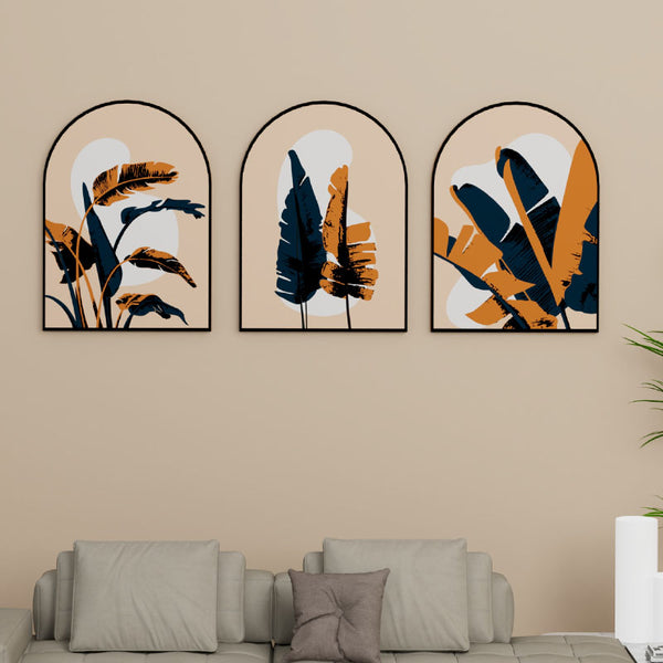 Wall Art & Paintings - Tropico Waver Wall Painting - Set Of Three