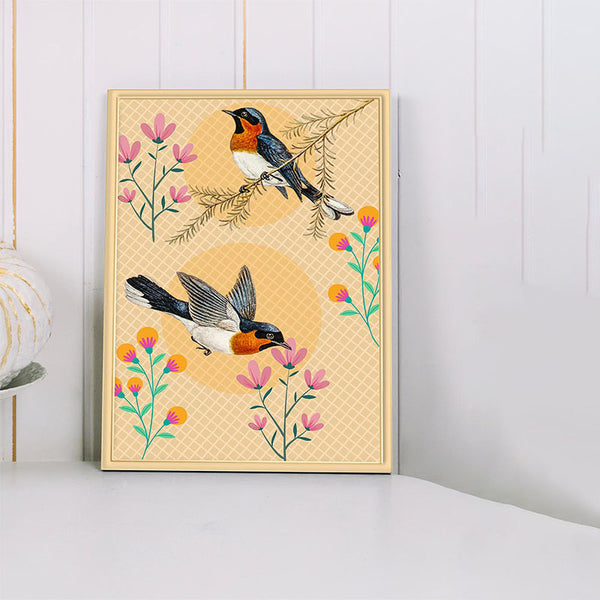 Wall Art & Paintings - Bird Wander Wall Painting