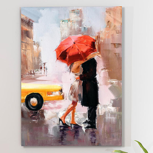 Wall Art & Paintings - Street Romantic Wall Painting