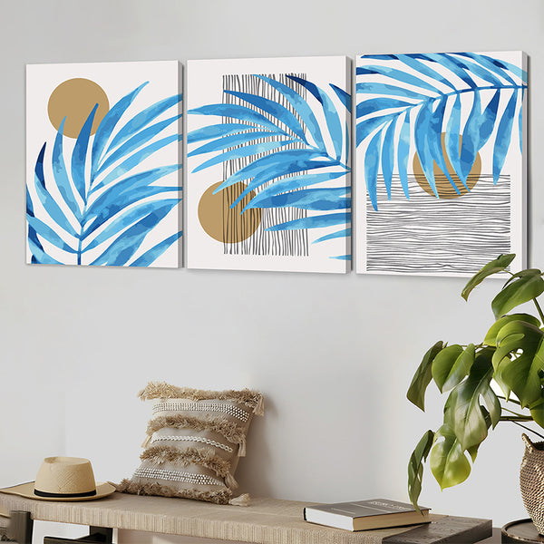 Wall Art & Paintings - The Jungle Glaze Wall Painting - Set Of Three