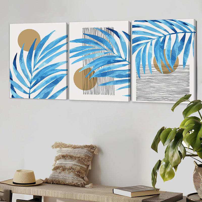 Buy The Jungle Glaze Wall Painting - Set Of Three Wall Art & Paintings from Vaaree