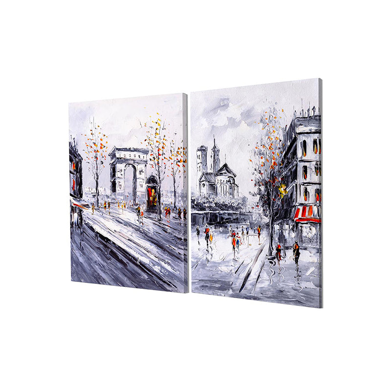 Wall Art & Paintings - Streets Of Wonder Wall Painting - Set Of Two