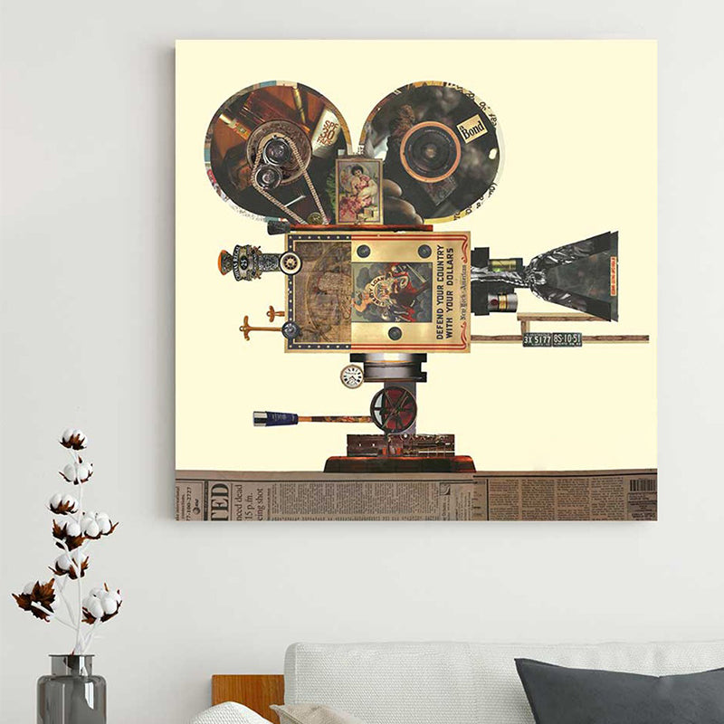 Wall Art & Paintings - Vintage Cine Wall Painting