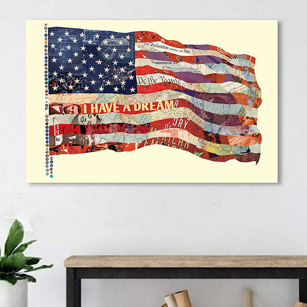 Wall Art & Paintings - American Pride Wall Painting