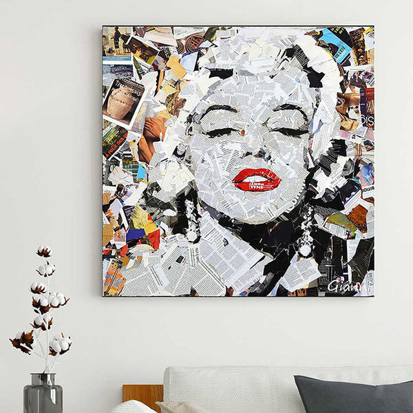 Wall Art & Paintings - Monroe Muse Wall Painting