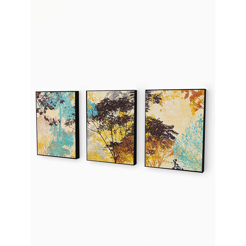 Wall Art & Paintings - Twilight Glow Wall Painting - Set Of Three