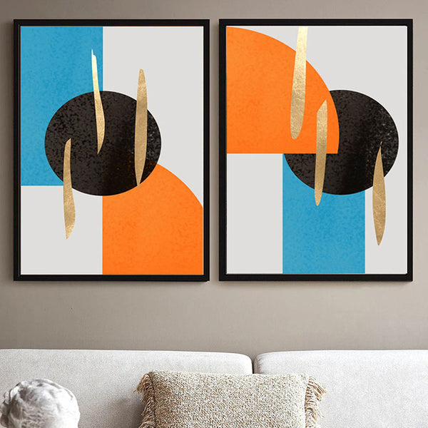 Wall Art & Paintings - Eisly Abstract Wall Painting - Set Of Two