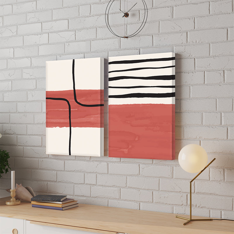 Wall Art & Paintings - Dulcie Abstract Wall Painting - Set Of Two