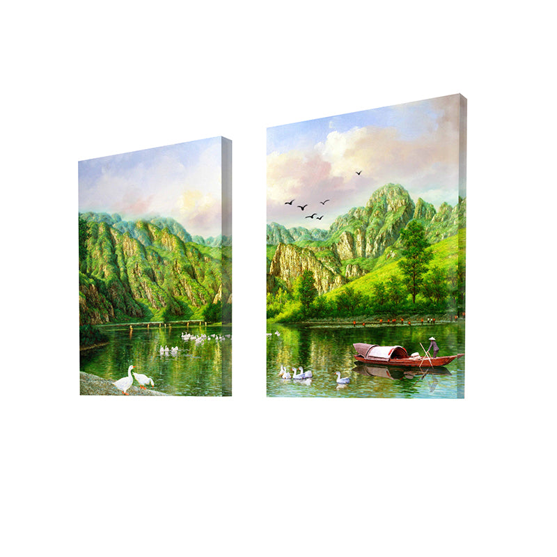 Wall Art & Paintings - Lush Leisure Wall Painting - Set Of Two