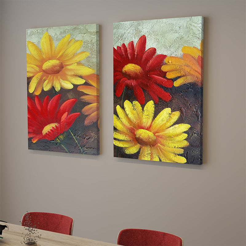 Wall Art & Paintings - Fleur Fanatasy Wall Painting - Set Of Two