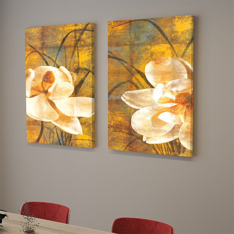 Wall Art & Paintings - Livo Flora Wall Painting - Set Of Two