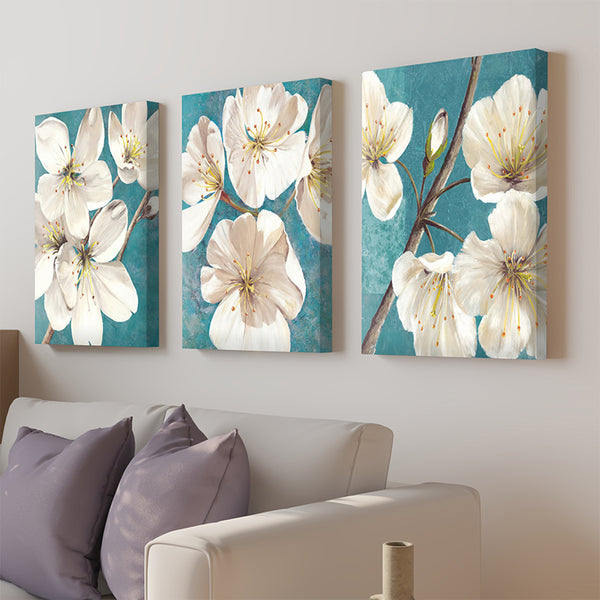 Wall Art & Paintings - Daily Bloom Wall Painting - Set Of Three