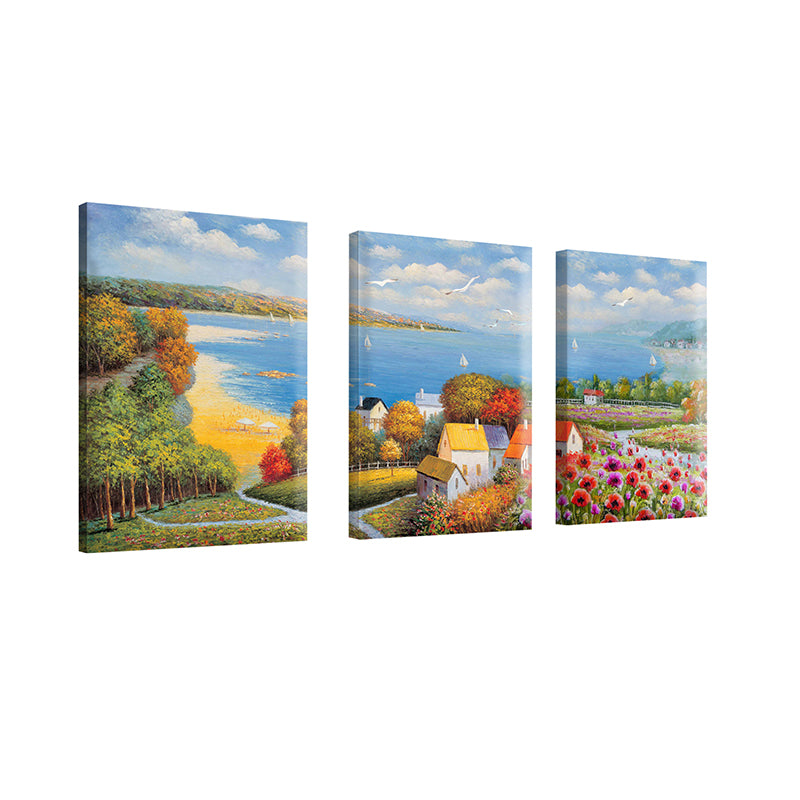 Wall Art & Paintings - Croatia Calm Wall Painting - Set Of Three