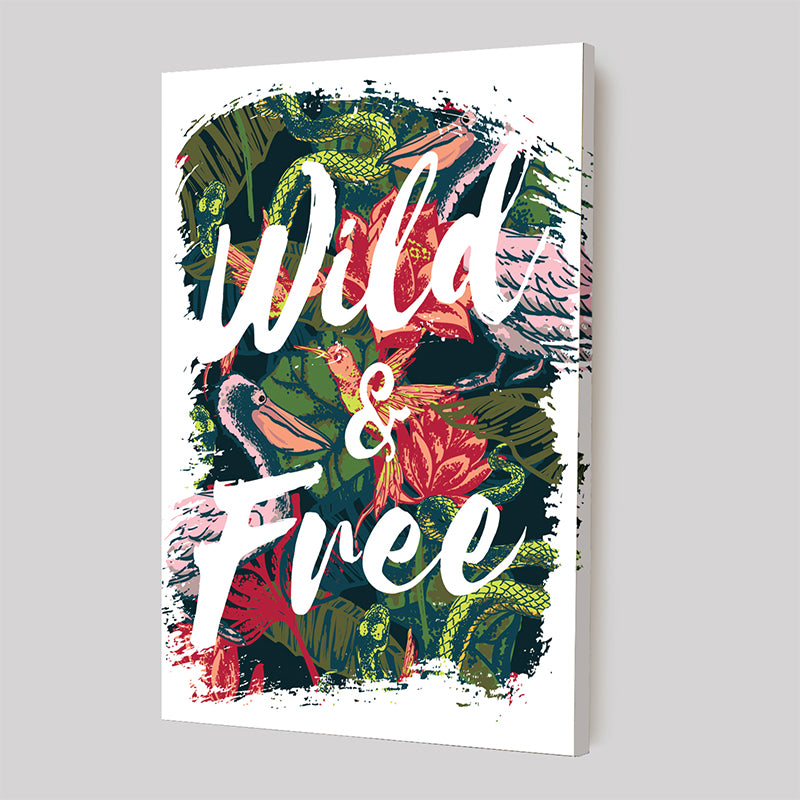 Wall Art & Paintings - Wild & Free Brushstroke Wall Art