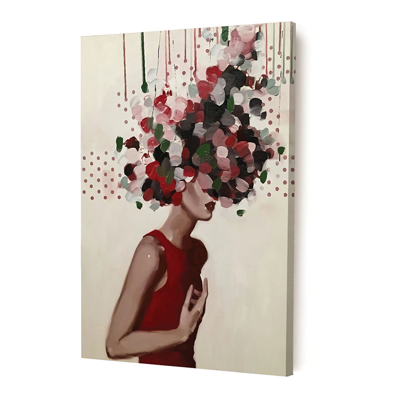 Buy In Her Thoughts Wall Painting Wall Art & Paintings from Vaaree