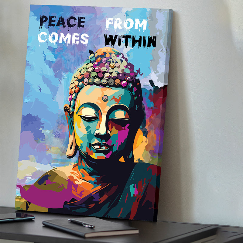 Wall Art & Paintings - Buddha Space Wall Painting