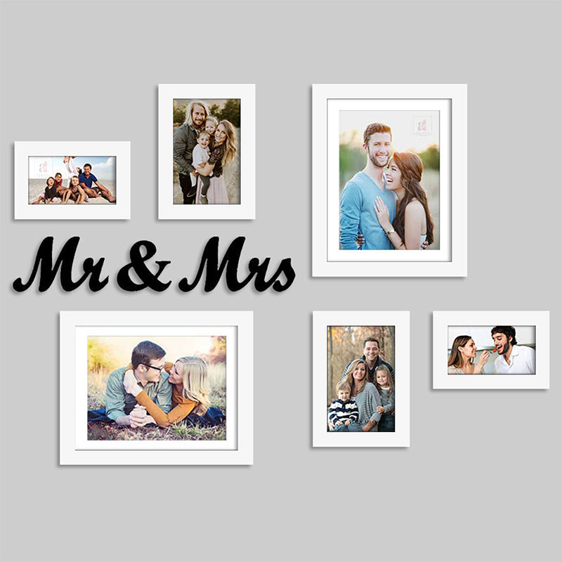 Buy Mr & Mrs Agna Photo Frame - Set Of Six Photo Frames from Vaaree