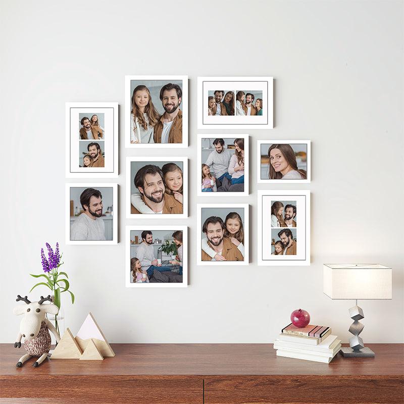 Buy Aniya Photo Frame - Set Of Ten Photo Frames from Vaaree