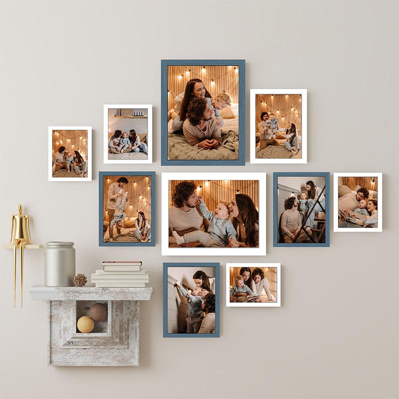 Buy Amalia Photo Frame - Set Of Ten Photo Frames from Vaaree