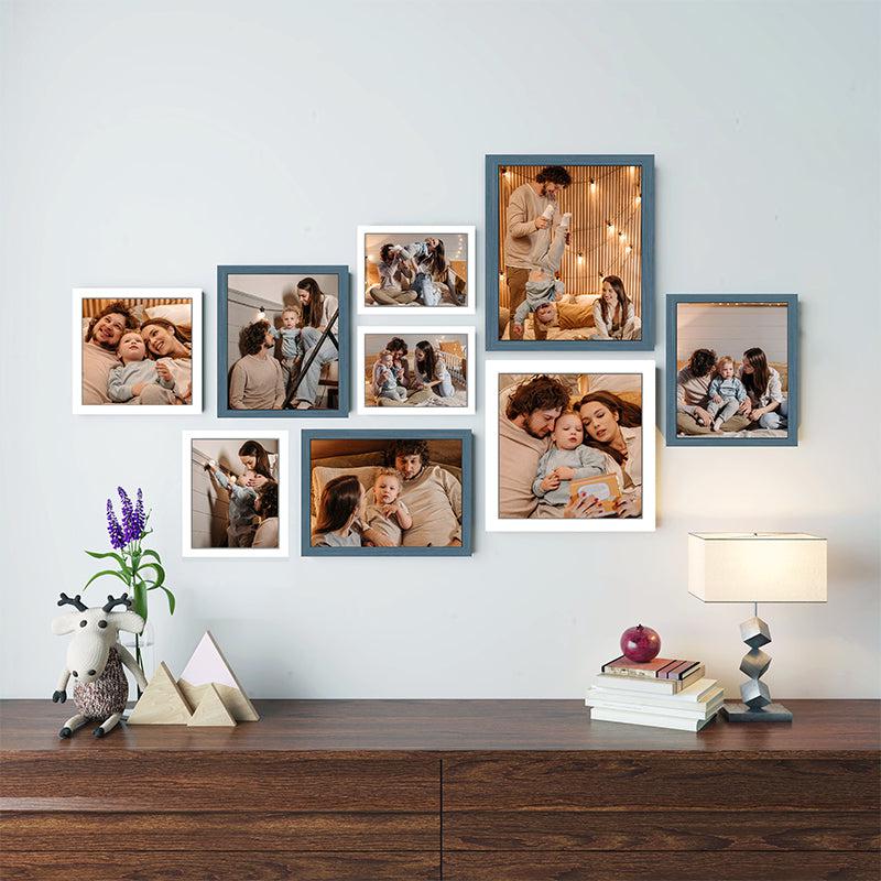 Buy Clio Photo Frame - Set Of Nine Photo Frames from Vaaree