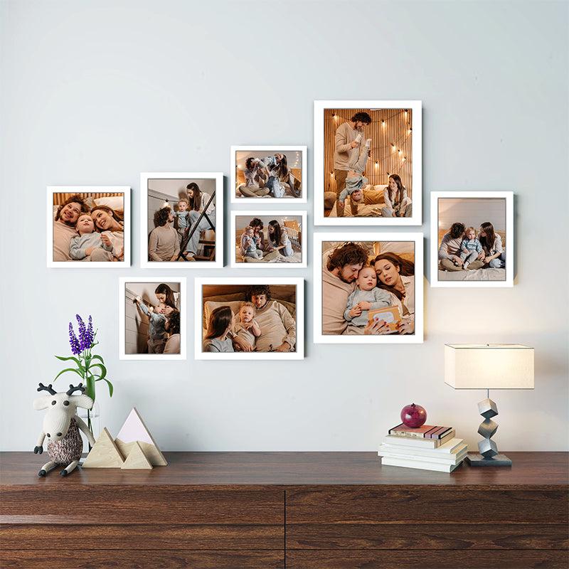 Buy Amina Photo Frame - Set Of Nine Photo Frames from Vaaree