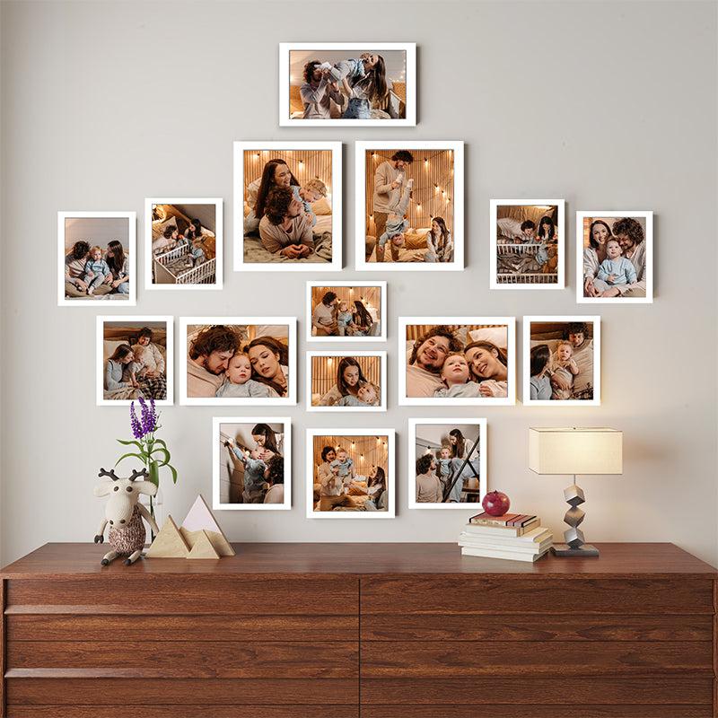 Buy Gia Photo Frame - Set Of Sixteen Photo Frames from Vaaree