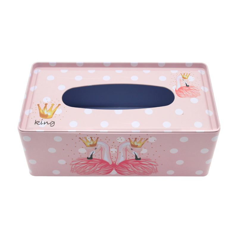 Tissue Holder - Flamingo Shine Tissue Box