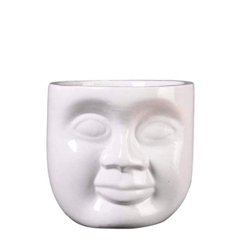 Buy Ugaoo Kid Pleasant Face Ceramic Pot Pots & Planters from Vaaree