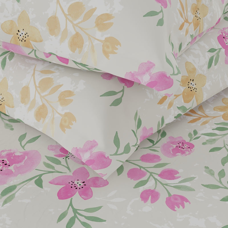 Buy Lale Floral Bedsheet Bedsheets from Vaaree