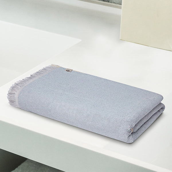 Buy Melange Terry Cotton Bath Towel - Glazed Stone Bath Towels from Vaaree