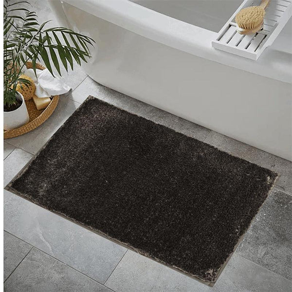 Buy Lecro Anti Skid Bath Mat - Charcoal Grey Bath Mats from Vaaree