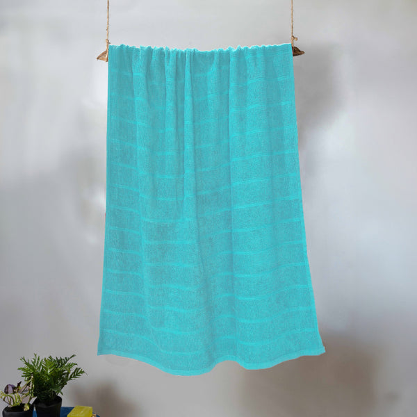 Buy Sarda Bath Towel - Light Blue Bath Towels from Vaaree