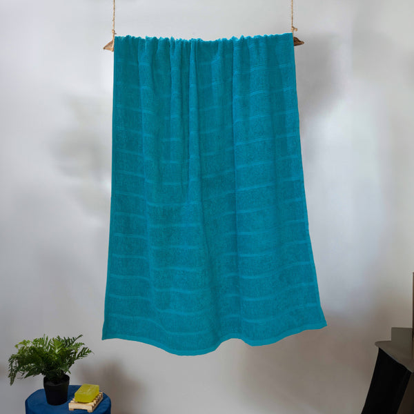 Buy Sarda Bath Towel - Blue Bath Towels from Vaaree