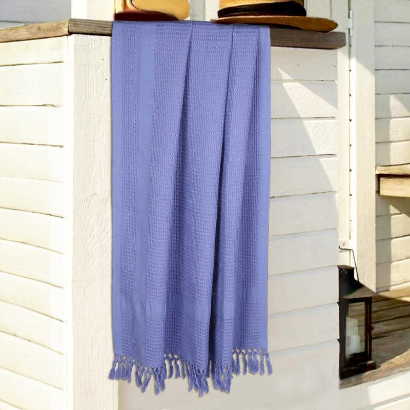 Buy Avera Bath Towel - Blue Bath Towels from Vaaree