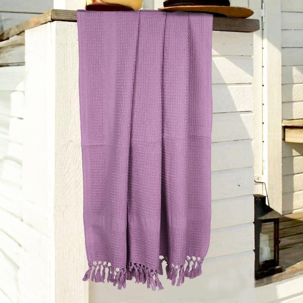 Buy Avera Bath Towel - Lilac Bath Towels from Vaaree