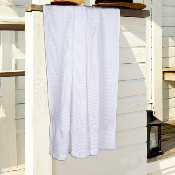 Buy Sarda Bath Towel - White Bath Towels from Vaaree