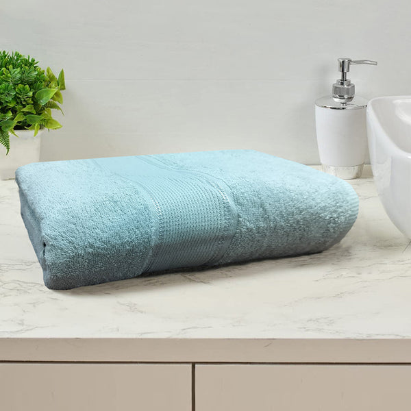 Buy Eva Quick Dry Bath Towel - Light Blue Bath Towels from Vaaree