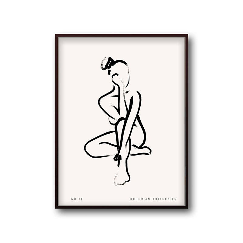 Wall Art & Paintings - Meditazione Wall Art - Black Frame