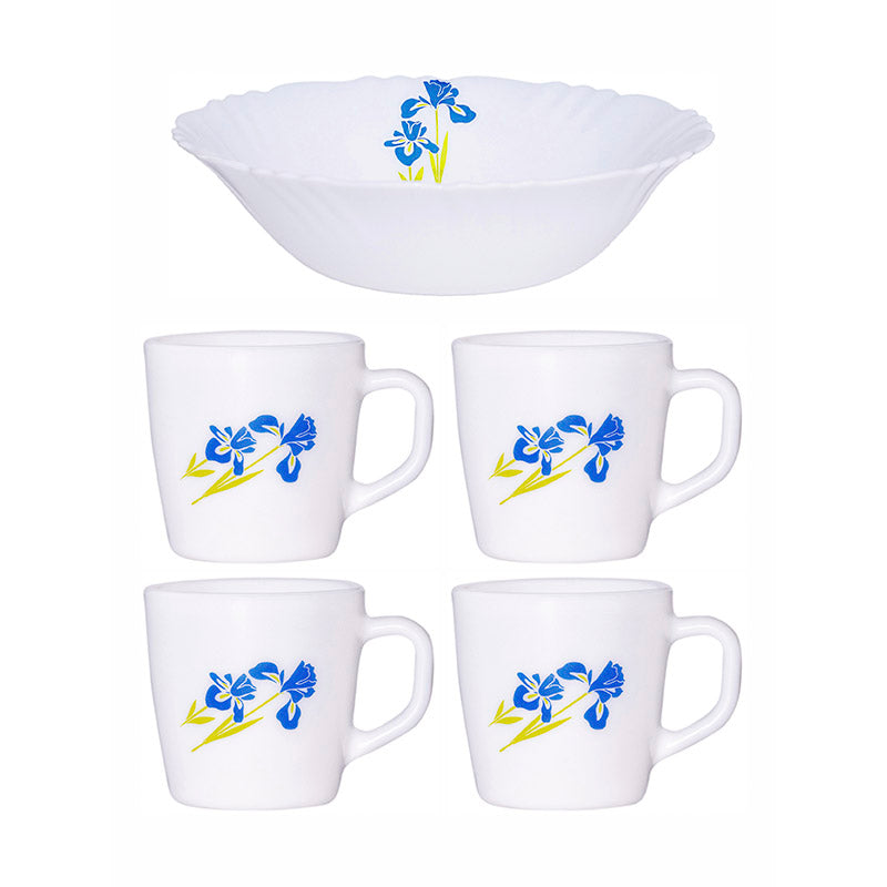 Tea Sets & Tea Pots - Bioda Floral Tea & Snack Set - Five Piece Set