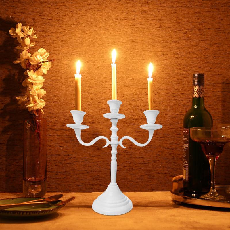 Buy Emisa Candle Holder - White Candle Holders from Vaaree