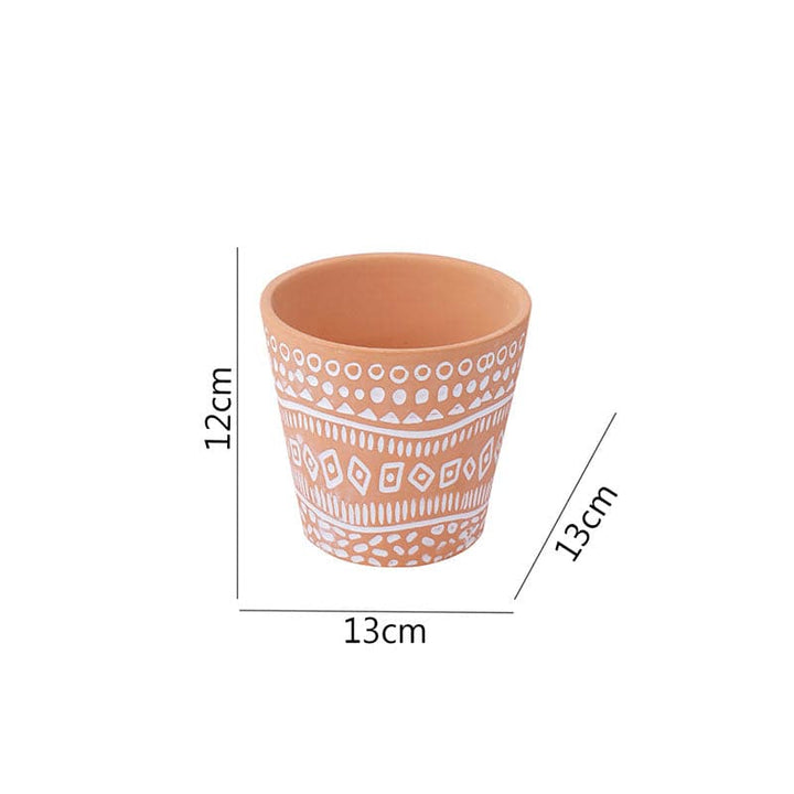 Buy Planters With Tribal Designs - Set Of Three at Vaaree online | Beautiful Pots & Planters to choose from