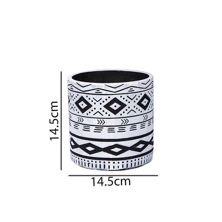 Buy Ziba Tribal Planter - White at Vaaree online | Beautiful Pots & Planters to choose from