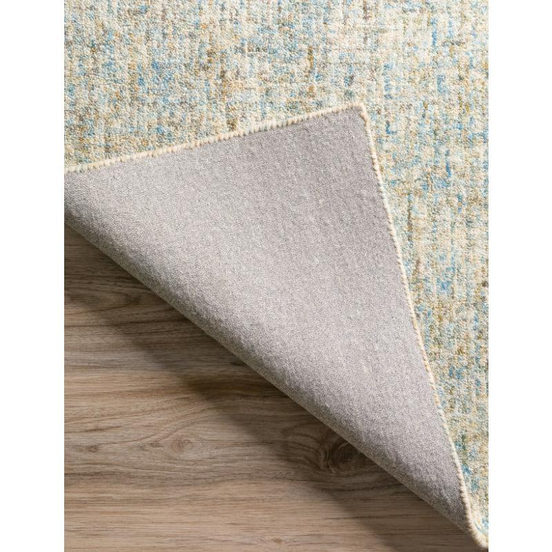 Buy Handloom Harmony Hand Woven Rug - Light Blue & Beige Rugs from Vaaree