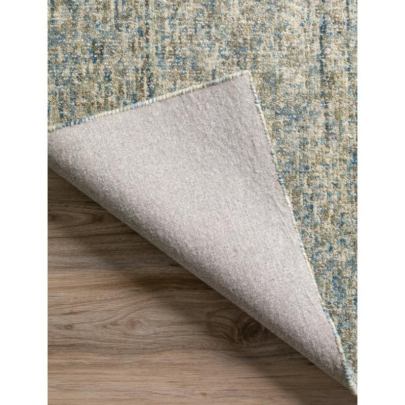 Buy Handloom Harmony Hand Woven Rug - Blue & Olive Rugs from Vaaree