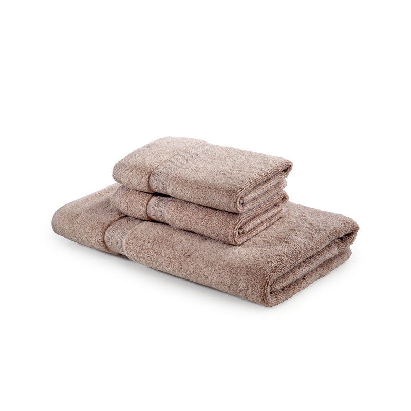 Buy Miorah Towel Combo (Beige) - Three Piece Set Towel Sets from Vaaree