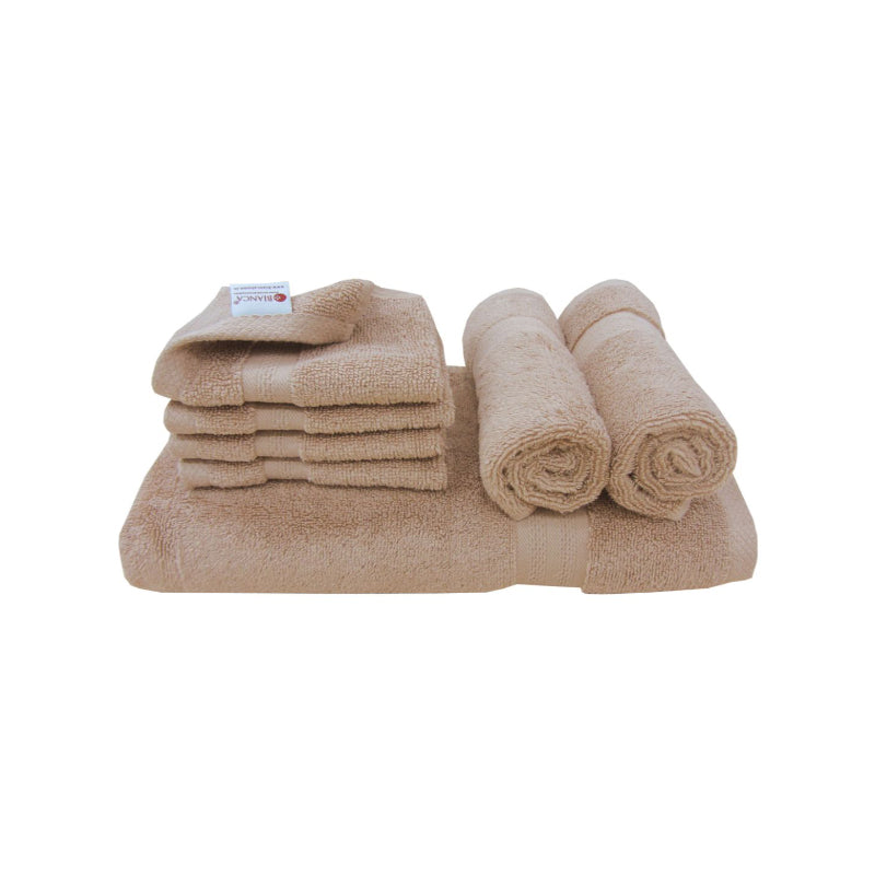 Buy Miorah Towel Combo (Beige) - Eight Piece Set Towel Sets from Vaaree