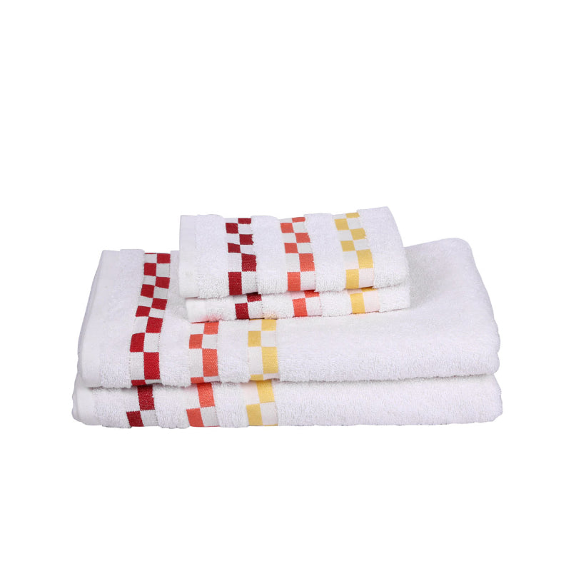 Buy Delpha Towel Combo (White) - Set Of Four Towel Sets from Vaaree